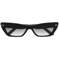 TOM FORD Eyewear cat-eye frame sunglasses - Black