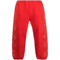 Stella McCartney broderie-anglaise track pants - Red