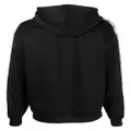 Moschino long-sleeve logo-print hoodie - Black
