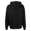 Moschino long-sleeve logo-print hoodie - Black