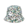 ISABEL MARANT logo-print reversible bucket hat - White