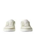 Burberry House Check-print leather sneakers - White