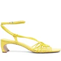 Schutz ankle strap sandals - Yellow