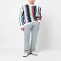 Missoni zig-zag knitted jumper - White