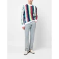 Missoni zig-zag knitted jumper - White
