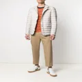 Herno padded button-up jacket - White