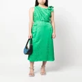 MSGM jacquard-print sleeveless dress - Green