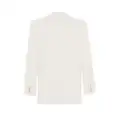 Saint Laurent double-breasted peak lapel blazer - White