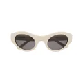 Balenciaga Eyewear monogram cat-eye frame sunglasses - Neutrals