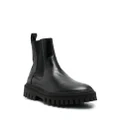 IRO elasticated leather boots - Black