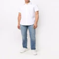 Emporio Armani short-sleeved poplin shirt - White