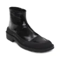 Alexander McQueen ankle leather boots - Black