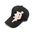 Philipp Plein logo-patch baseball cap - Black