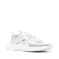 Philipp Plein leather rhinestone-embellished runner sneakers - White