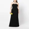 Elie Saab hardware-embellished gown - Black