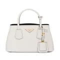 Prada Double Saffiano leather mini bag - White