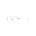 Gucci Eyewear oversize-frame glasses - Silver