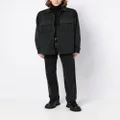 Balmain flap-pocket zipped shirt - Black