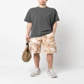 MARANT bleached-effect cargo shorts - Brown