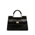 Dolce & Gabbana KIM DOLCE&GABBANA small Sicily double-face top-handle bag - Black