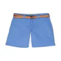 Ralph Lauren Kids cotton belted shorts - Blue
