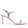 Stuart Weitzman 105mm crystal-embellished sandals - Pink