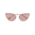 TOM FORD Eyewear cat-eye frame logo sunglasses - Pink