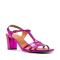 Chie Mihara Babi 95mm metallic-finish sandals - Pink