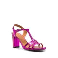 Chie Mihara Babi 95mm metallic-finish sandals - Pink