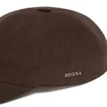 Zegna linen baseball cap - Brown