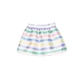 Hucklebones London stripe-pattern flared skirt - Multicolour