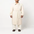 Giuliva Heritage tied-waist trench coat - Neutrals