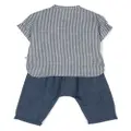 Il Gufo two-piece linen trouser set - Blue