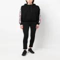 Moschino logo-print hoodie - Black