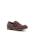 Officine Creative flat suede loafers - Brown