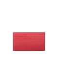ETRO leather logo plaque card holder - Red