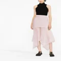 Alexander McQueen high-waisted tulle midi skirt - Pink