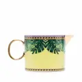 Versace tropical-print panelled mug - Yellow