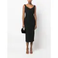 Roland Mouret mid-length sleeveless dress - Black