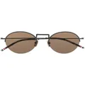 Thom Browne Eyewear round-frame sunglasses - Black