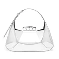 Alexander McQueen Jewelled Hobo shoulder bag - Silver