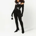 Dolce & Gabbana KIM DOLCE&GABBANA layered-shirt corset top - Black