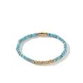 John Hardy 14kt yellow gold turquoise bracelet - Blue