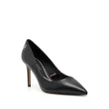 Tommy Hilfiger pointed-toe leather pumps - Black