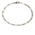 Dolce & Gabbana logo-charm chain necklace - Silver