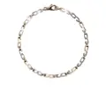 Dolce & Gabbana logo-charm chain necklace - Silver