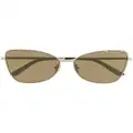 Balenciaga Eyewear cat-eye frame sunglasses - Gold