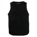 Dsquared2 ribbed cotton tank top - Black