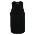 Dsquared2 ribbed cotton tank top - Black