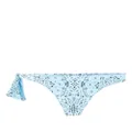 Moschino bandana-print bikini bottoms - Blue